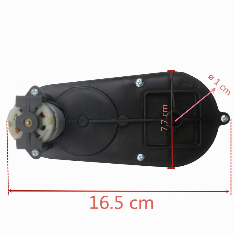weelye RS390 18000RPM Kids Ride-Ons Gearbox with DC Motor, 390 6V Motor with Gear Box for Accessories Children Electric Ride On Car and Motorcycle Replacement Parts - Image 3